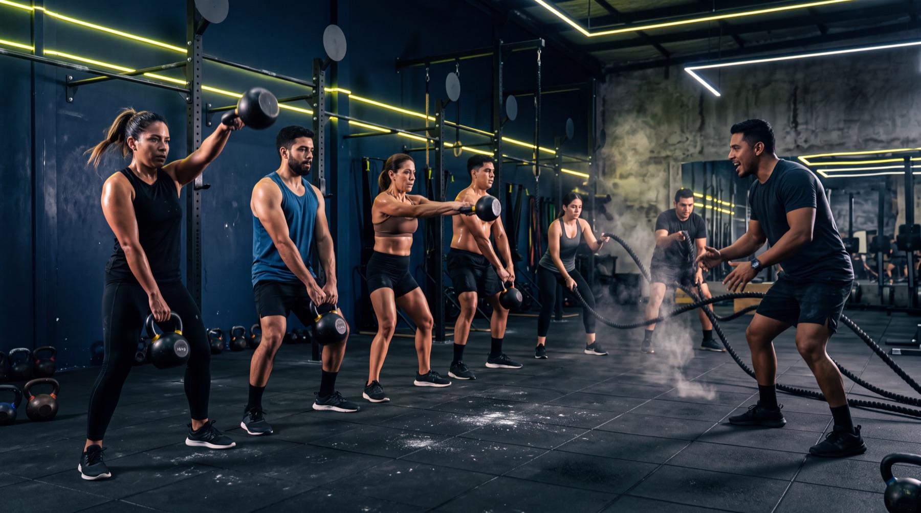 Clase grupal en PRO GYM Copiapó